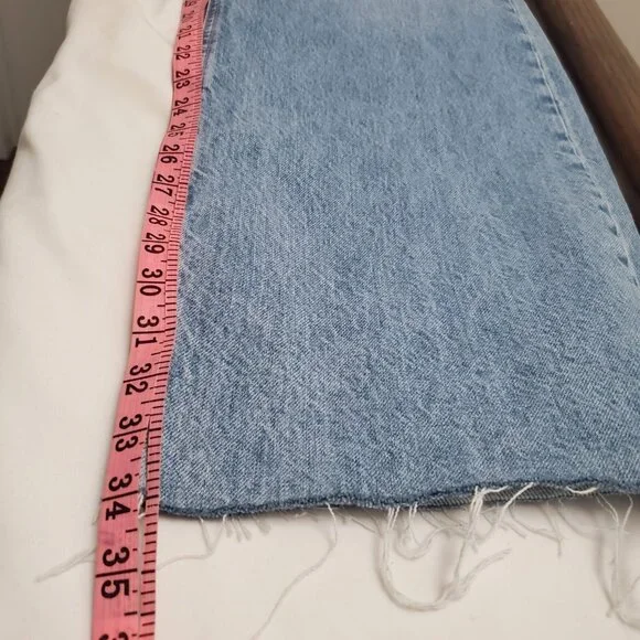 Zara WIDE LEG JEANS HIGH RISE WIDE LEG FULL LENGTH SZ 14-34 - Picture 12 of 12